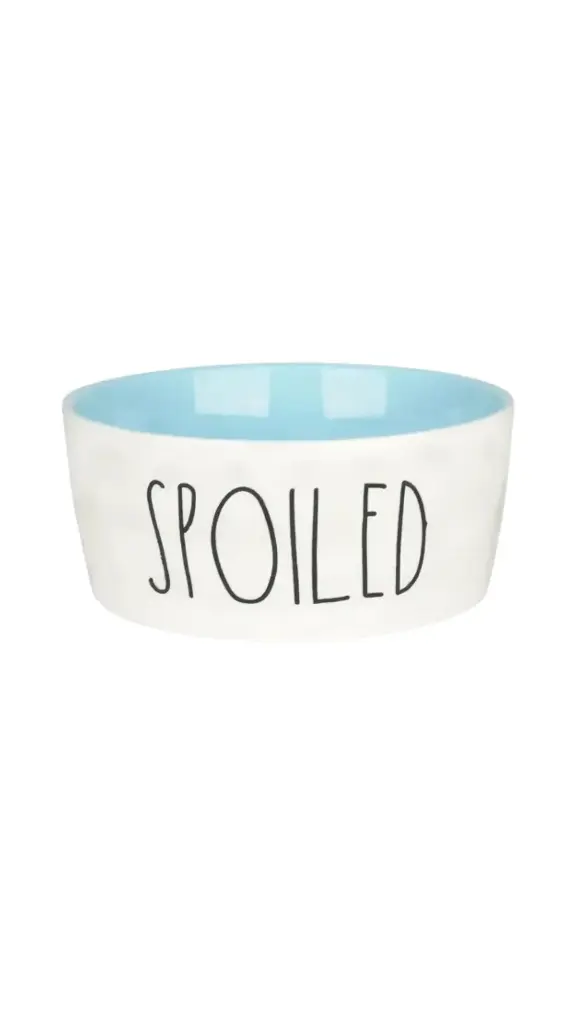 Printed  Spoiled Ceramic Bowl L
