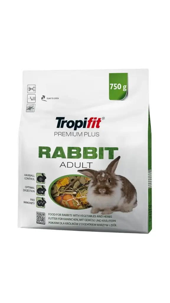 Tropifit Premium Plus Rabbit Adult 750g