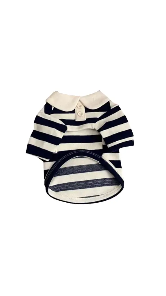 Stripped Collar Shirt