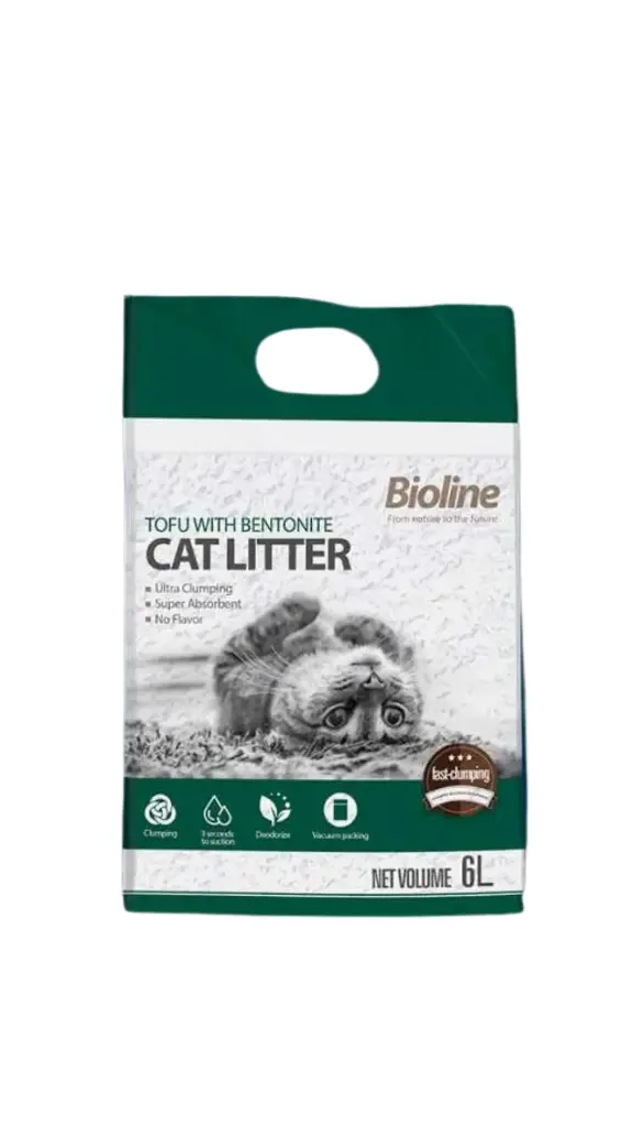 Bioline Tofu Cat Litter 6L