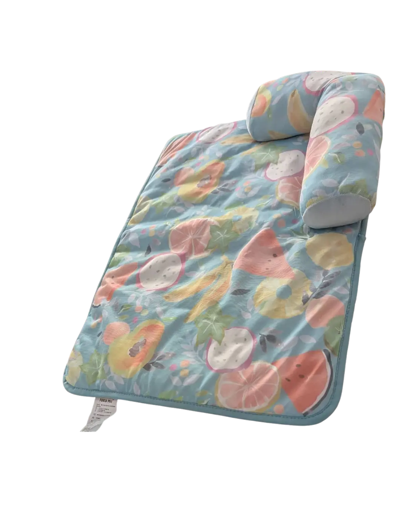 Printed Dog Mat with Cushion L