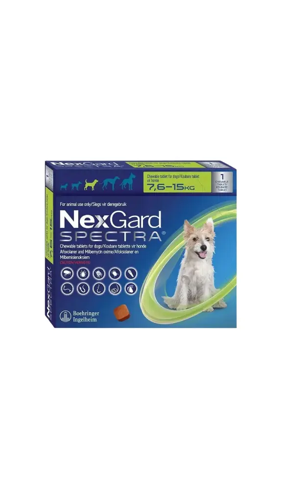 NexGard Spectra 7.6 - 15KG