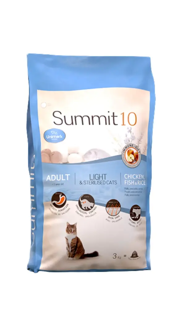 Summit 10 Cat Light & sterilized Cat 3kg