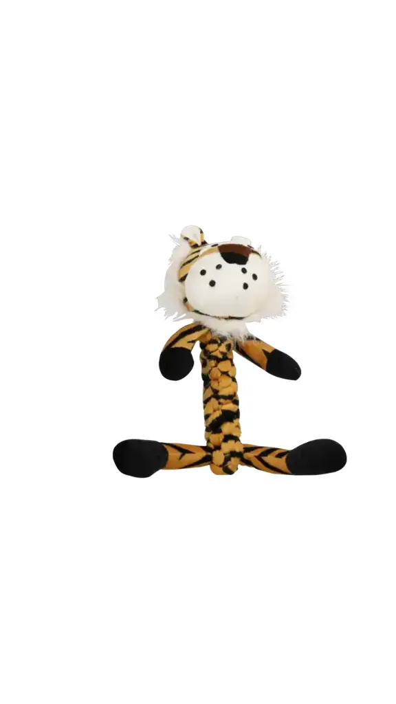 Plush Tiger Dog Toy