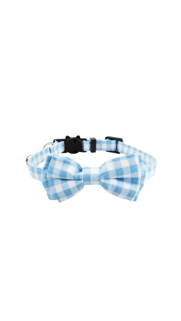 Floral Bow Tie Cat Collar 