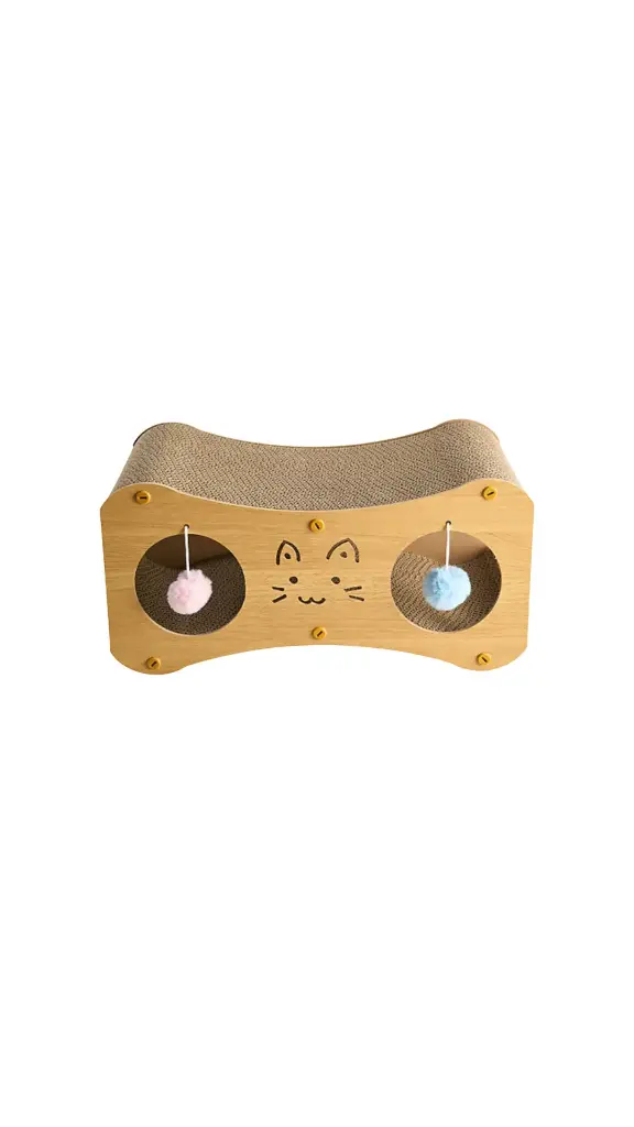 2-in-1 Tunnel Cat Scratcher Board M