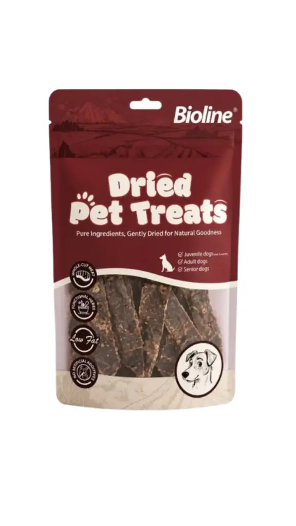 Dried Duck Flavor with Leaves Dog Treat