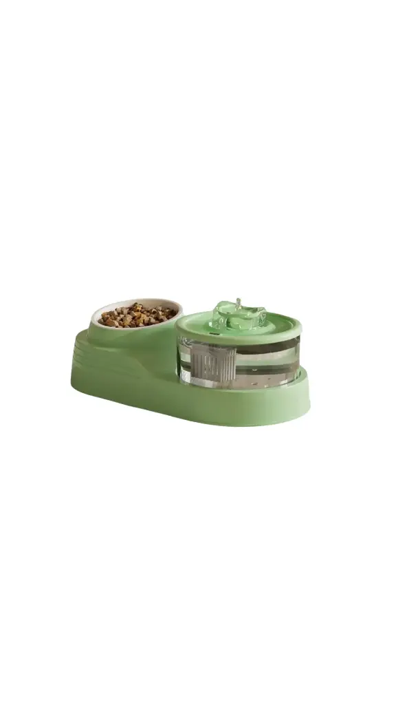 Cat Water Fountain With Bowl