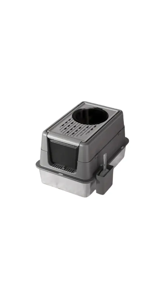 Stainless Steel Litter Box Enclosed