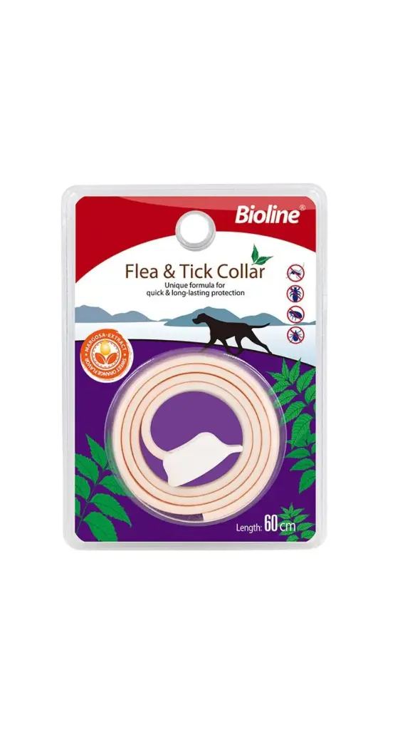 Bioline Flea and Tick Collar Orange Flavor  For Dogs
