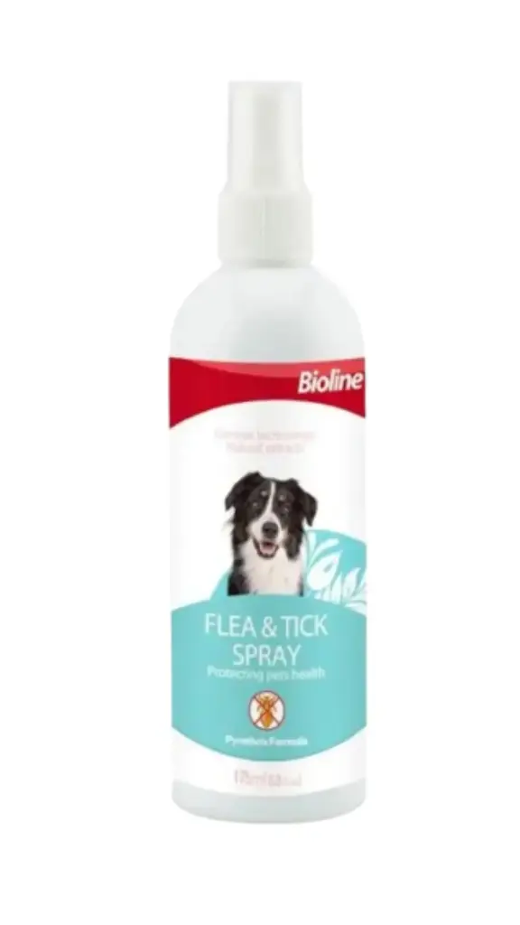 Bioline Flea and Ticks Spray For Dog 175ml