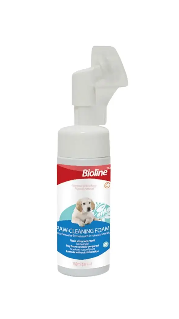 Bioline Paw Cleaning Foam For Dog 150ml
