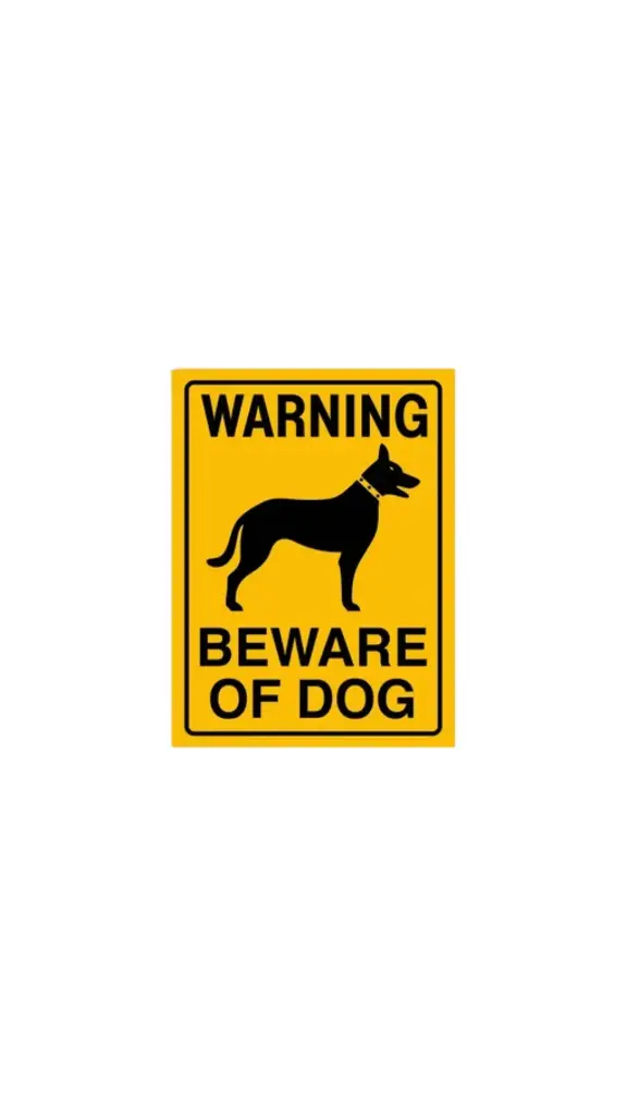 Beware Of Dog Sign S,L