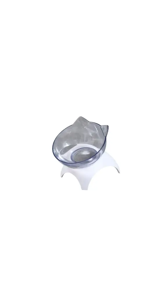 Transparent Cat Eating Bowl