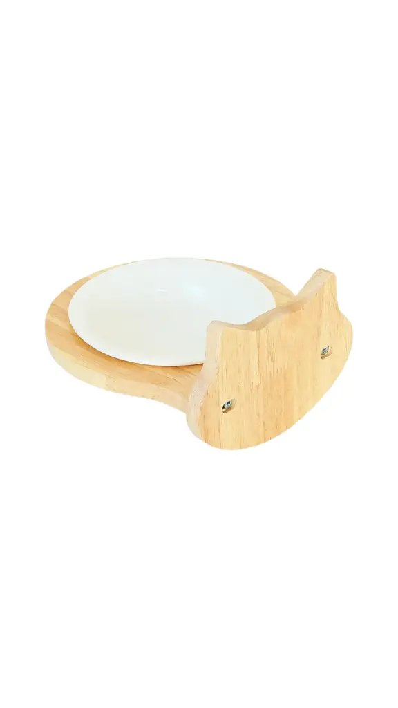 Wooden Hanging Ceramic Bowl